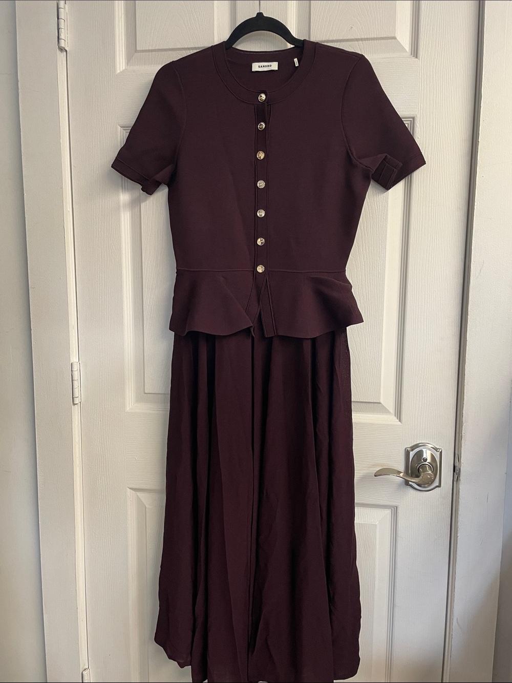 Judith Peplum Knit  Dress - Picture 5 of 8